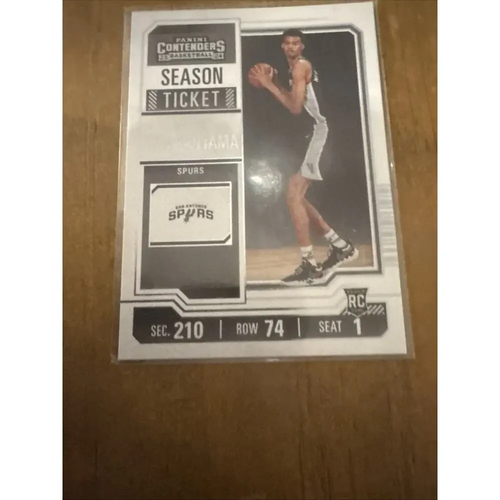 VICTOR WEMBANYAMA RC 2023-24 Panini Contenders #11 MINT - Spurs - Picture 4 of 6